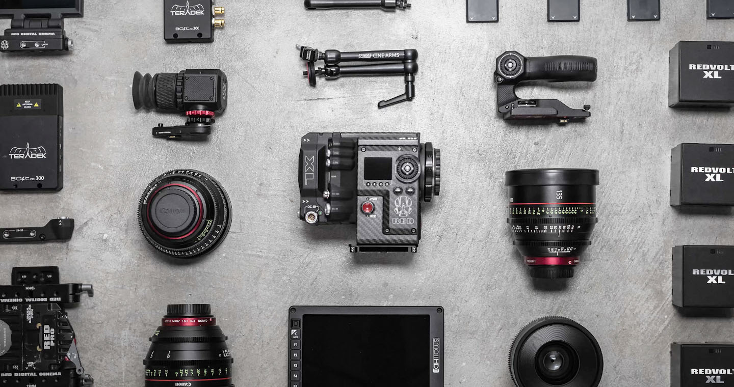 Photo studio production setup